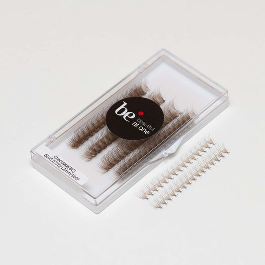 6D Speedy Pro-Made Volume Fans - Chocolate Brown