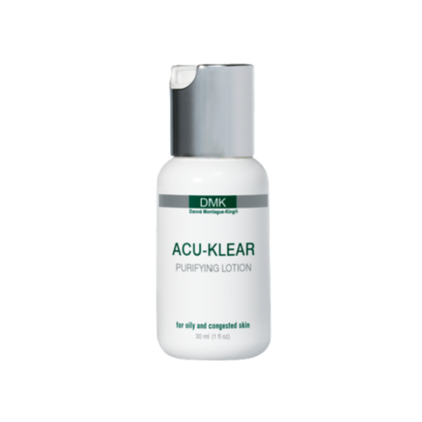 DMK Acu-Klear is a purifying lotion for oily and congested skin available from the Be Beautiful online store.